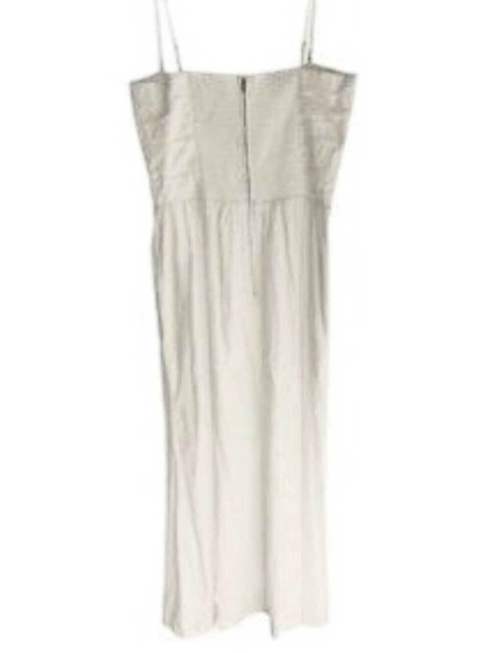 Reformation Lissa Convertible Organic Cotton Midi Dress Ivory NWT Size 8 - Picture 12 of 16